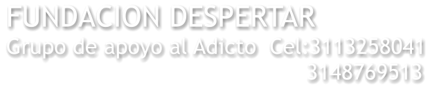 FUNDACION DESPERTAR Grupo de apoyo al Adicto  Cel:3113258041                                              3148769513